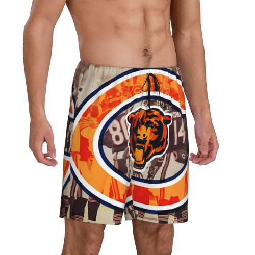 Chicago herr sportpyjamasshorts med laglogotyp 1
