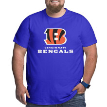 Camiseta esportiva masculina dos Bengals com logotipo de futebol americano