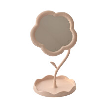 Présentoir à maquillage en forme de fleur avec lumières, 1 pièce