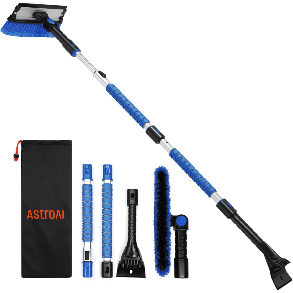 Ice Scraper For Car Windshield Adjustable Snow Brush 354484026613