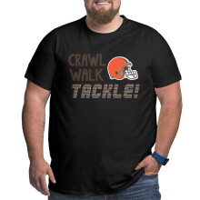 T-shirt voor grote maten heren met logo van voetbalteam