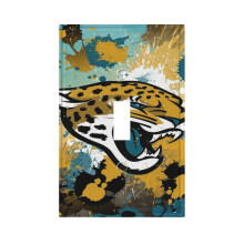Jaguar leather Roman frame wall switch panel single