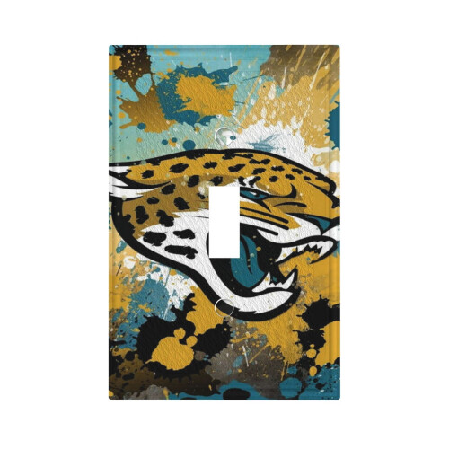 Jaguar leather Roman frame wall switch panel single