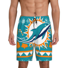 Calça de pijama curta masculina com o logotipo do time de futebol