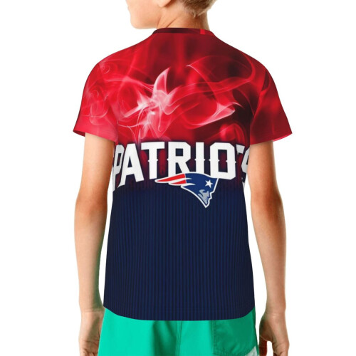 Κοντομάνικη μπλούζα Patriots Youth με λογότυπο ποδοσφαίρου 1