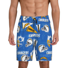 Men's Short Pajama Pants with Football Team Logo