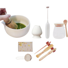 Ensemble de fouets à matcha blanc laiteux 11 pièces