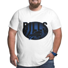T-shirt voor grote maten heren met logo van voetbalteam