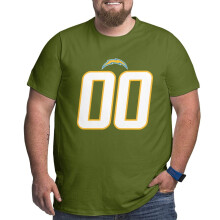 T-shirt voor grote maten heren met logo van voetbalteam