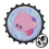 Ανοιχτήρι μπουκαλιών Kirby με μαγνητικό αυτοκόλλητο ψυγείου 1