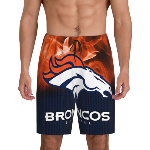 Ανδρικό κοντό παντελόνι πιτζάμας Broncos με λογότυπο ποδοσφαίρου