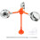 Bird deterrent device reflective spinning for outdoor use 1