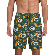 Korte pyjamabroek voor heren met logo van een voetbalteam