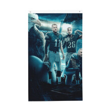 Eagles-jalkapallojoukkueen lippu kaksipuolinen 3x5 jalkaa