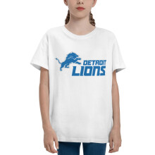 DET Lions kortärmad t-shirt för ungdomar med sportlogotyp