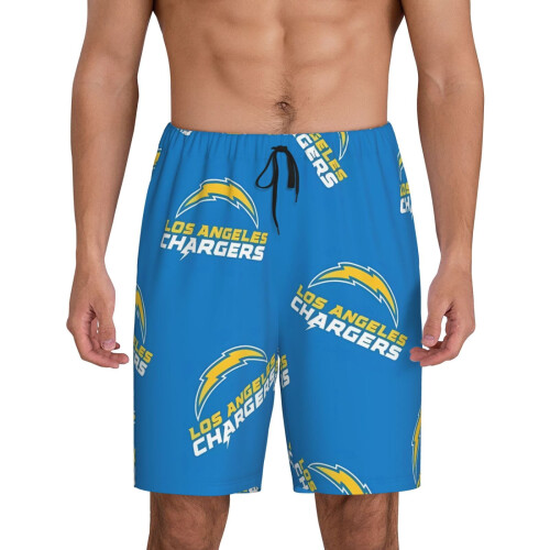 Herr sportkorta pyjamasbyxor för basebollfans
