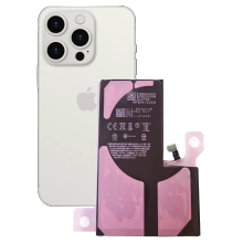 Batteri til Apple iPhone 15 Pro Max 4640mAh A3106 A2849 A3105 Uden kommunikation