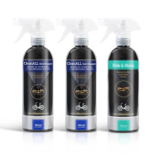 Bike on Wax - "REAL RIDER" KIT - 2 x Rengøringsmiddel + Ride and Shine + Mikrofiber