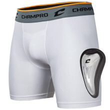 CHAMPRO Kompressions-Boxershorts mit Becher - Polyester/Spandex