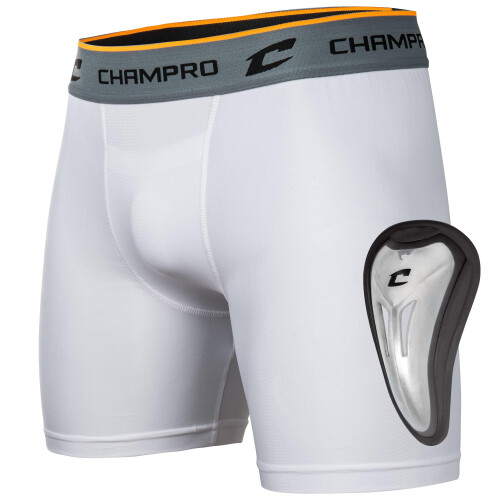 CHAMPRO Kompressions-Boxershorts mit Becher - Polyester/Spandex