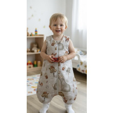 Babysovepose med ben, året rundt, 1 TOG, størrelse M