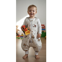 Babysovepose med ben, året rundt, 1 TOG, størrelse S