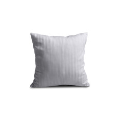 Damask pudebetræk, 1 cm striber (40x40-1)