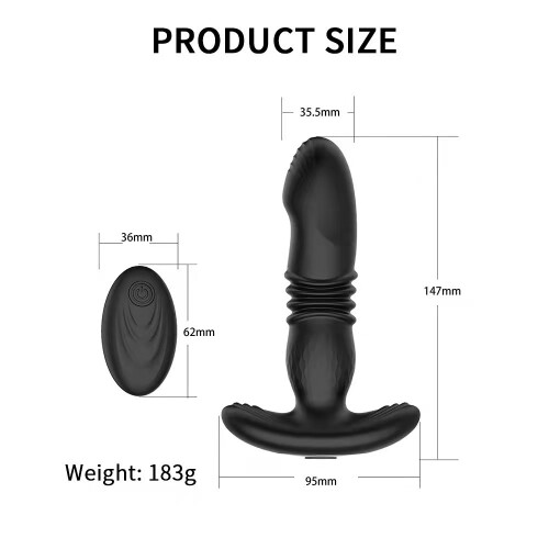 Intelligent Remote Control Personal Massager - Ergonomic Textured Silicone Wellness Device 2