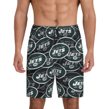 NYJ Jets korta herrpyjamasbyxor med fotbollslogotyp