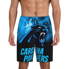 Carolina Panthers korte pysjamasbukser for menn, sportsstil