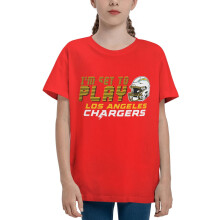 Kinder T-shirt met korte mouwen en voetbalteamlogo (1 stuk)