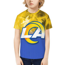 Rams Youth Short Sleeve Shirt Sports Logo 1 Pack
