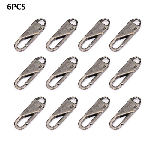 Metal Zipper Tabs Replacement Kit for Jackets and Suitcases
