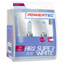 Pærer HIR2 9012 SUPER HVID POWERTEC 12V 55W TO BOKS