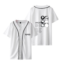 Wave to Earth basebolltröja unisex kortärmad