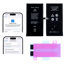 Batteri til Apple iPhone 14 Plus 4325mAh uden kommunikation sprukket BMS med lim