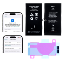 Batteri til Apple iPhone 13 3227mAh uden kommunikation Crack BMS plus lim