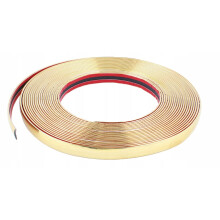 Elastiset krominauhat kultainen 26 mm