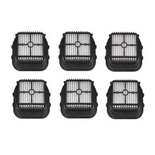 Conjunto de Filtro Hepa 6 Peças para Aspirador para Laresar S7 Pro Filtro de Aspirador Lavável Peças de Substituição