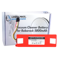 Batteri til Xiaomi Roborock S50 S51 S55 T4 T60 14.4V 5800mAh BRR-2P4S-5200S