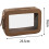 Toiletry Bag Khaki Medium Clear Cosmetic Organizer 6