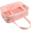 Transparante make-uptasjesset van PVC, 3-delig 5
