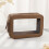 Toiletry Bag Khaki Medium Clear Cosmetic Organizer 2