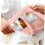 Transparante make-uptasjesset van PVC, 3-delig 6