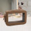 Toiletry Bag Khaki Medium Clear Cosmetic Organizer 3