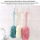Bath Body Brush Set Soft Nylon Mesh Long Handle 4 Pack 3