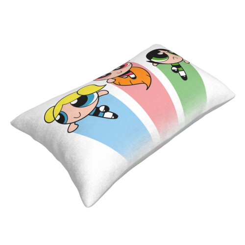Funda de almohada de las Chicas Superpoderosas, suave y mullida, con cremallera, 20x30 2