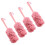 Bath Body Brush Set Soft Nylon Mesh Long Handle 4 Pack 1