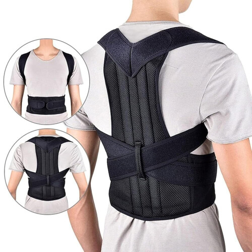 Correcteur de posture unisexe noir taille M 1