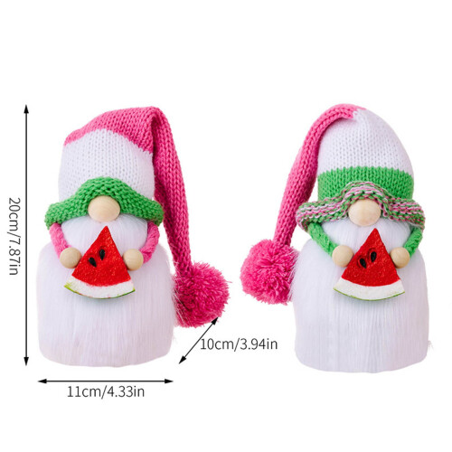 Watermelon Pillow Pineapple Doll Tomte Stuffed Animal 1 pc 2